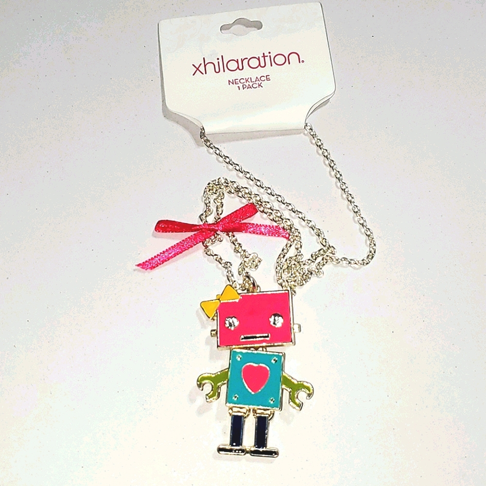 Robot Girl Necklace